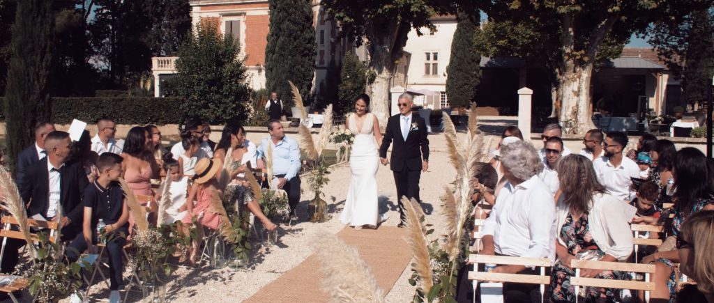 Film mariage au Mas d'Arvieux en Provence