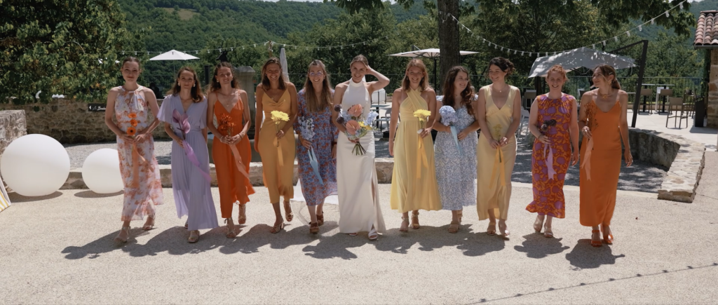 mariage Solène et Benjamin au domaine de Baldassé - Aveyron